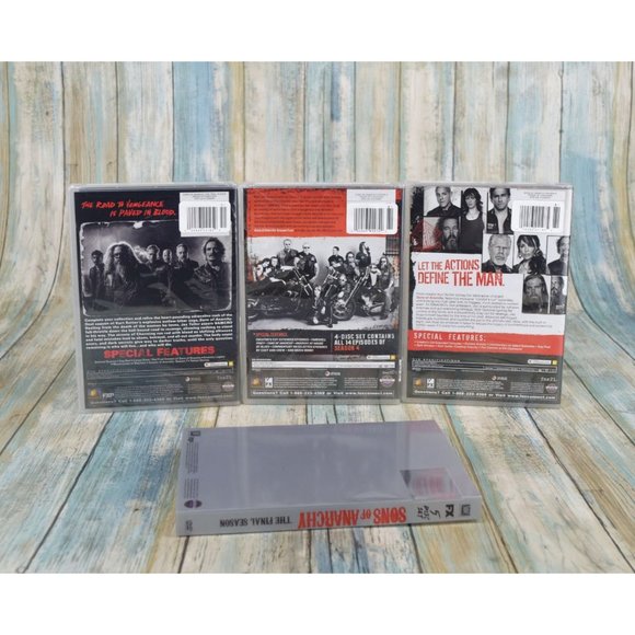 Sons of Anarchy: Final Season 7, 5, & 4 Brand New Factory Shrinkwrap Lot of 3 - Picture 2 of 7